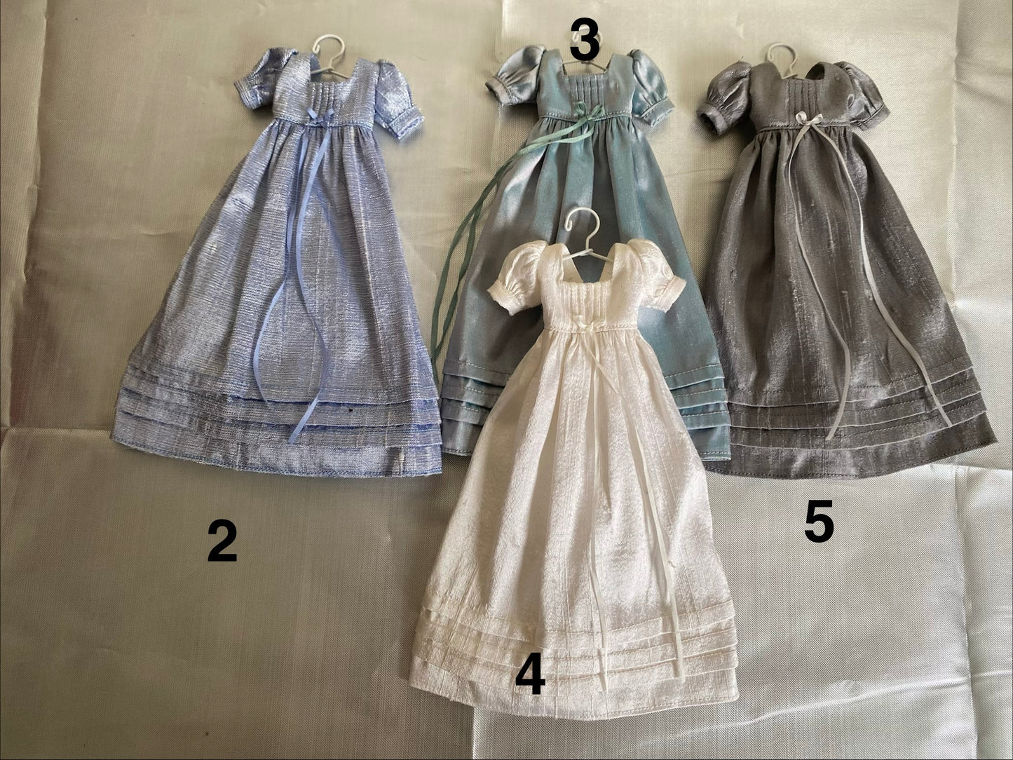 Silk Dupion regency style dress