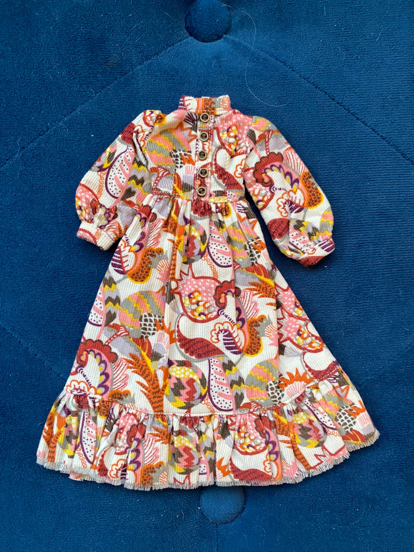 Liberty of London Needle cord Laura Ashley Style Autumn Dress