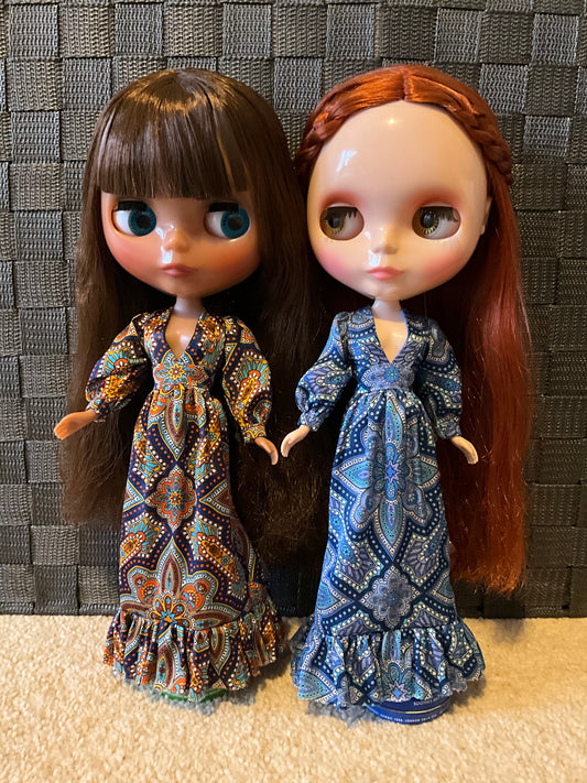 100% Silk Liberty of London Satin evening gown