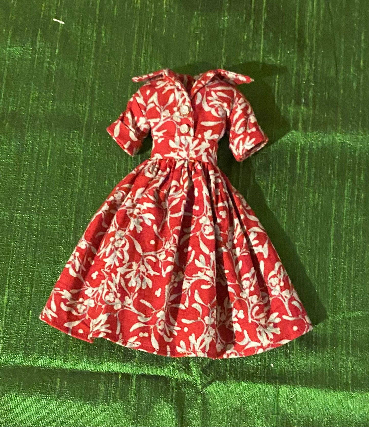 Xmas 50s shirt waist style dress