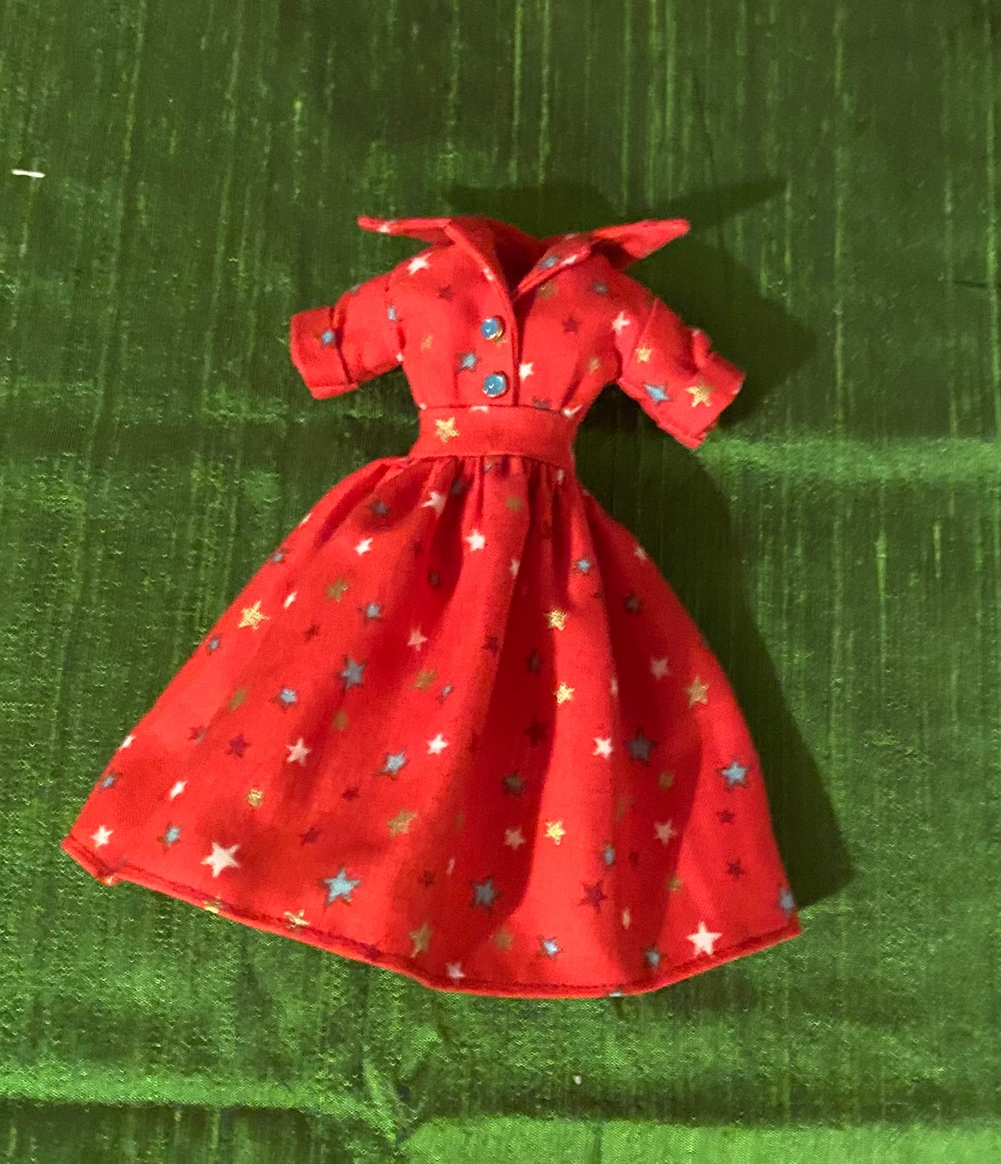 Xmas 50s shirt waist style dress