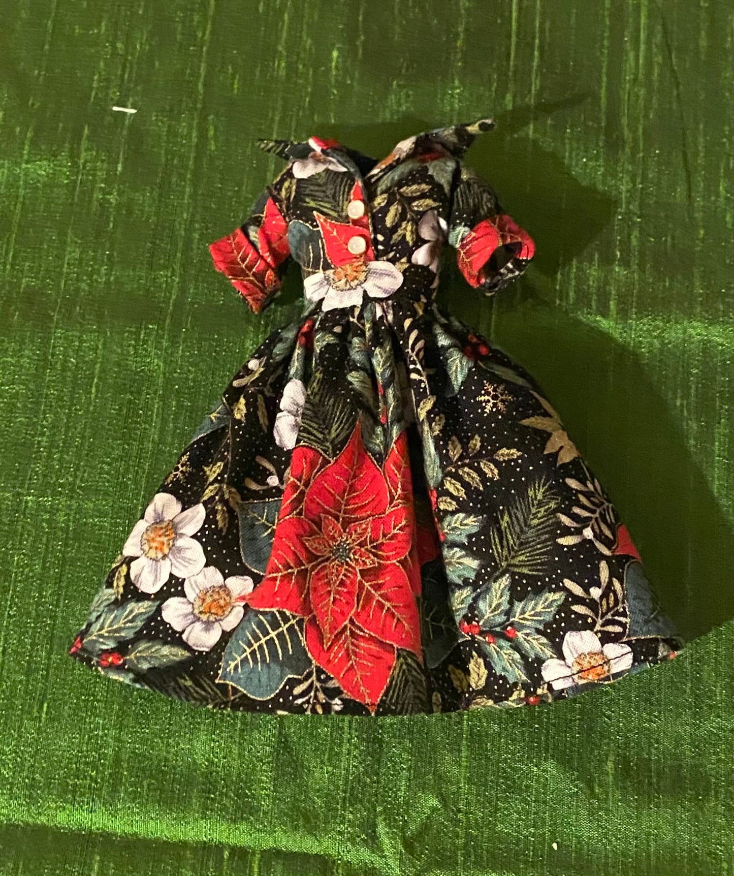 Xmas 50s shirt waist style dress