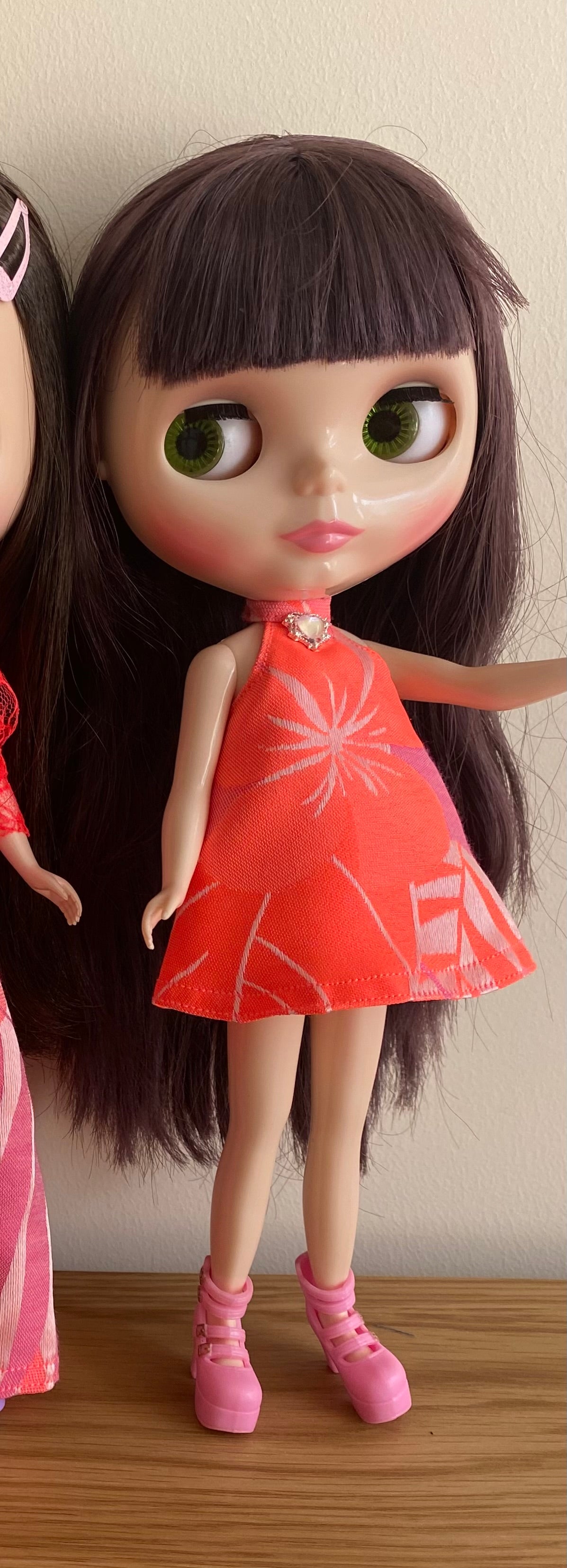 Neon Halter Mini Dress