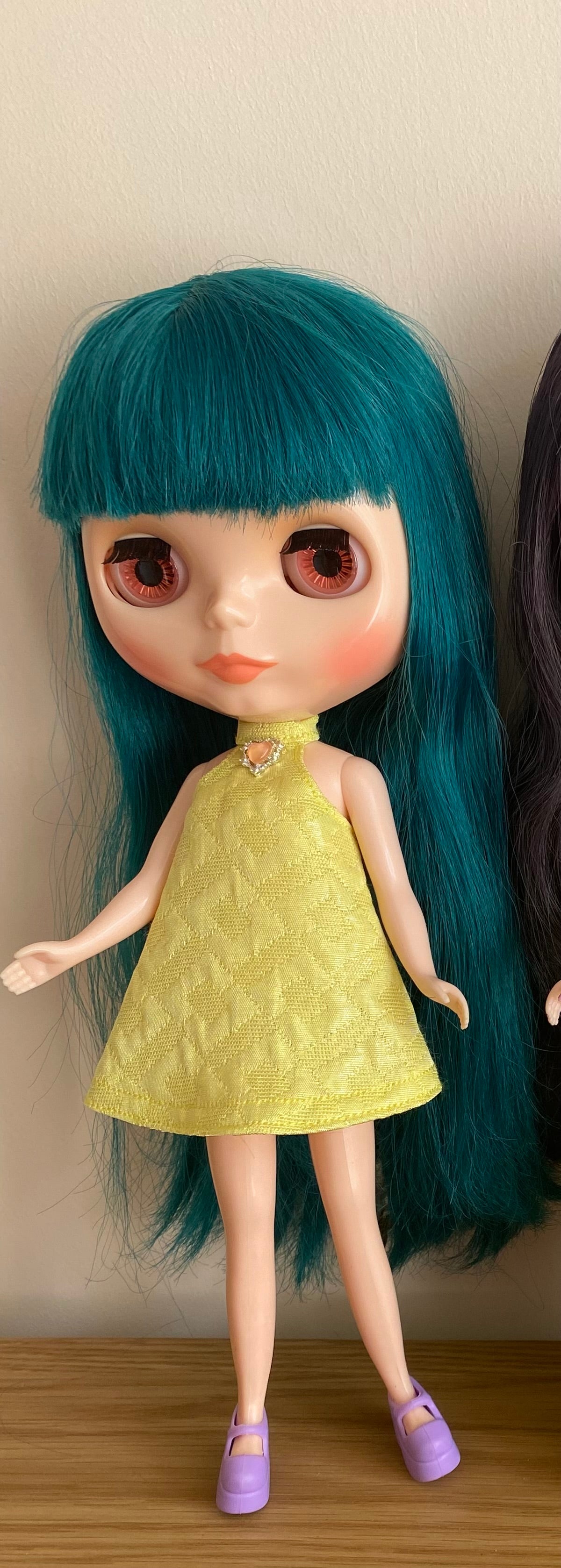 Neon Halter Mini Dress