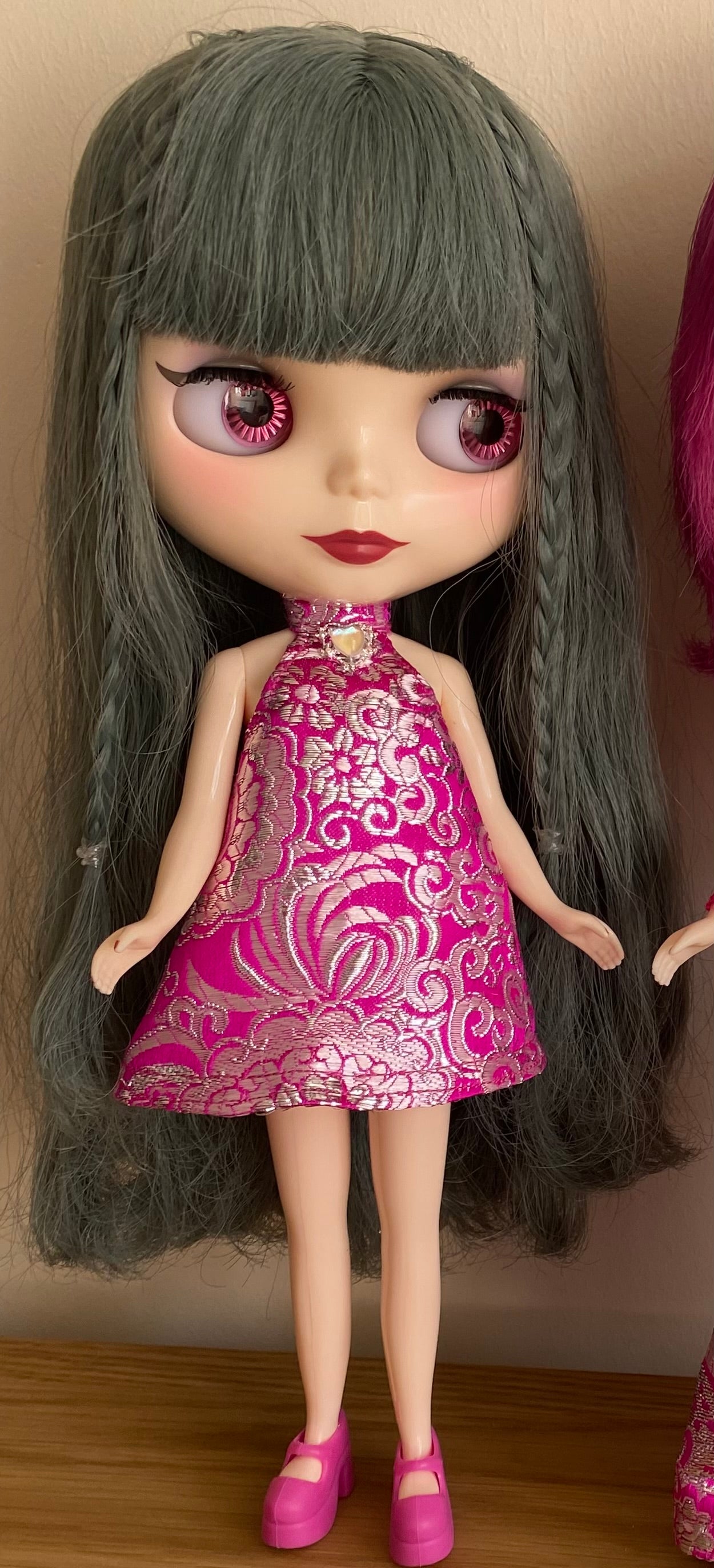 Neon Halter Mini Dress