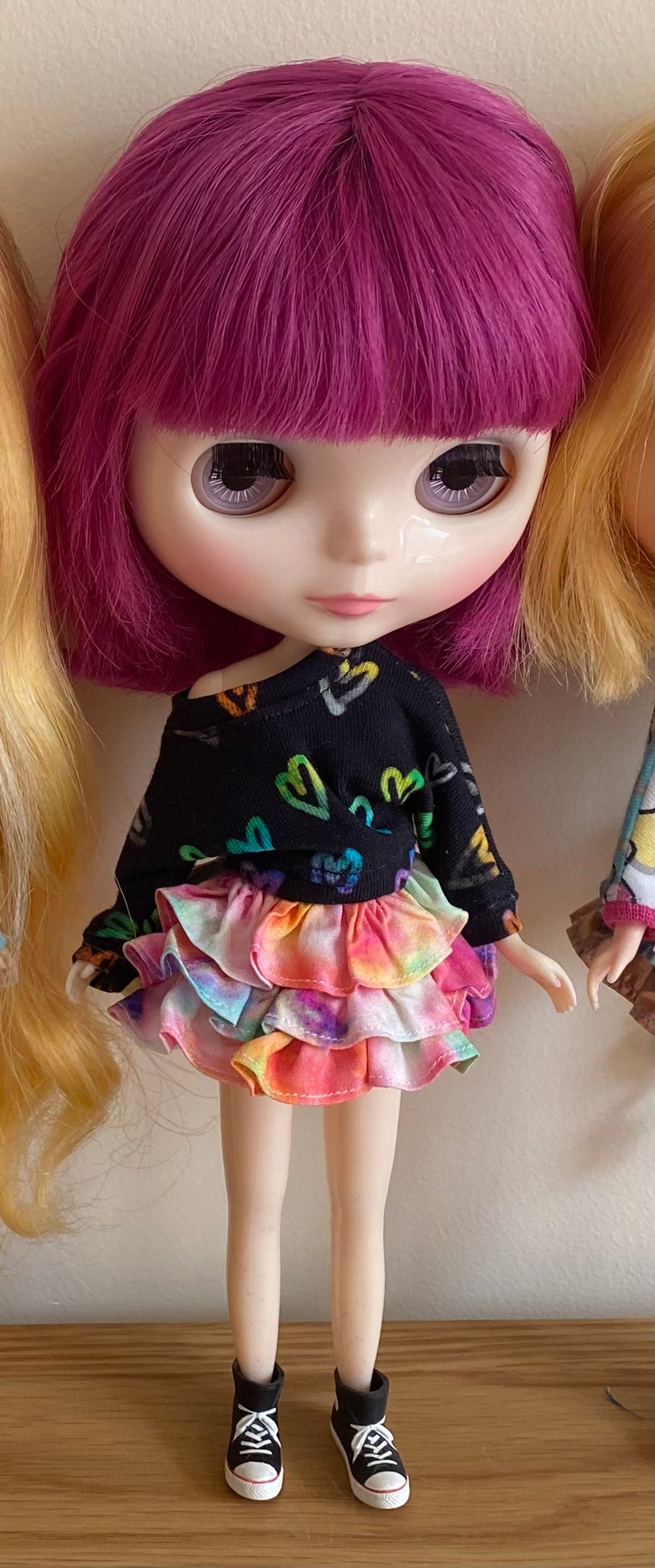 Ra Ra skirt, Bright Tie dye