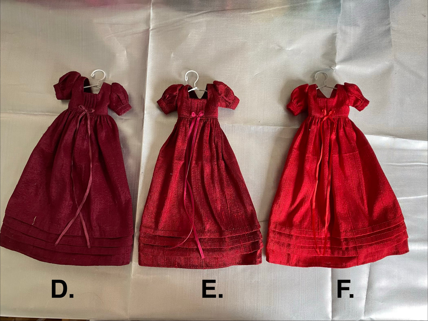 Silk Dupion regency style dress