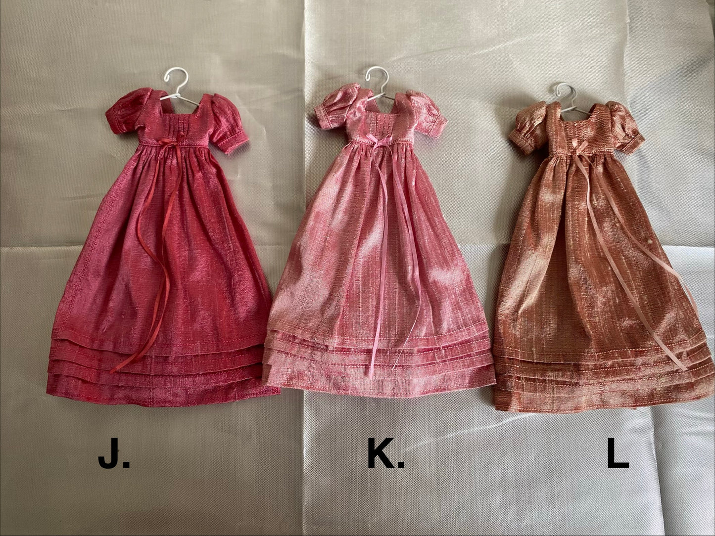 Silk Dupion regency style dress