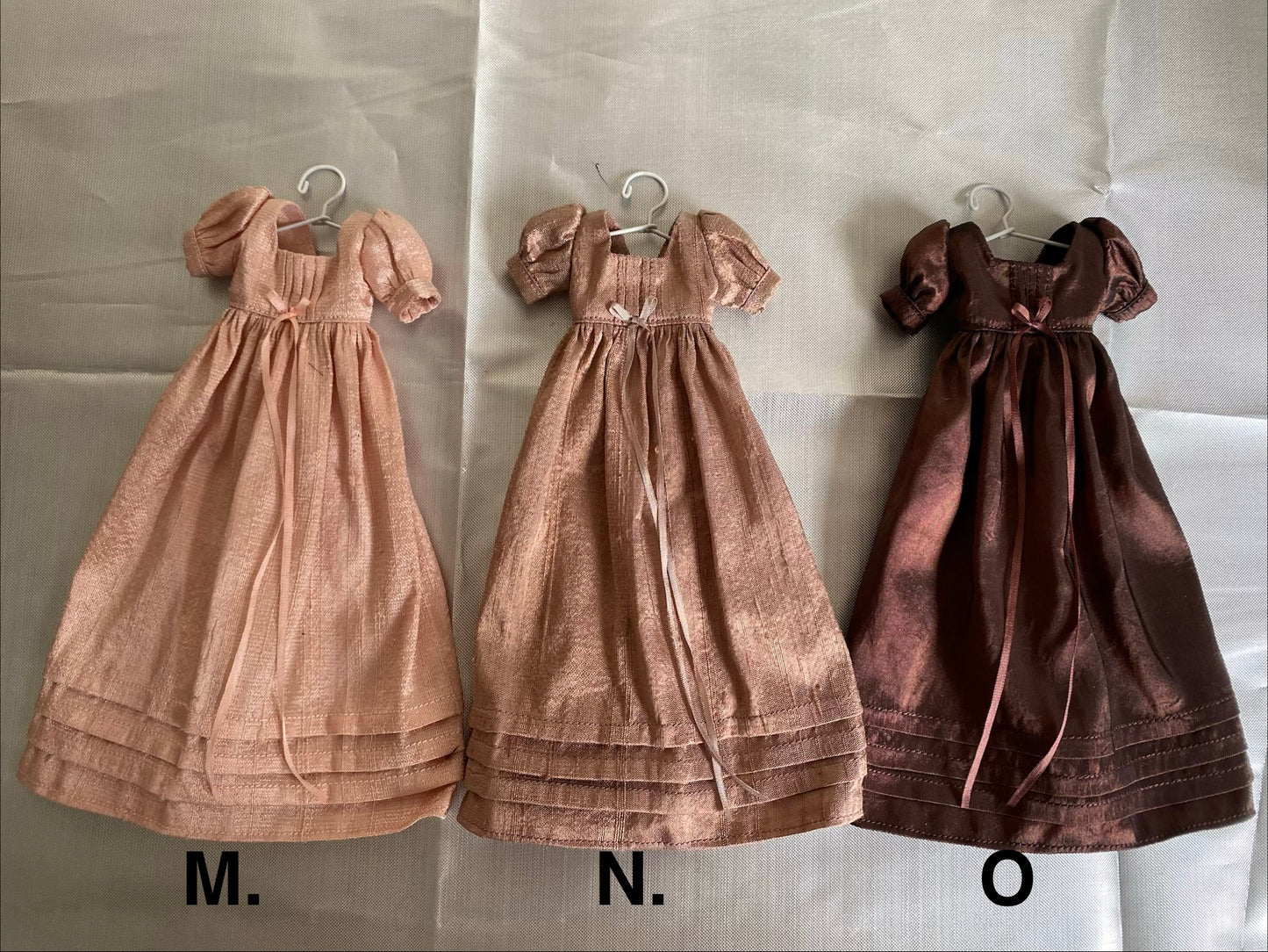 Silk Dupion regency style dress