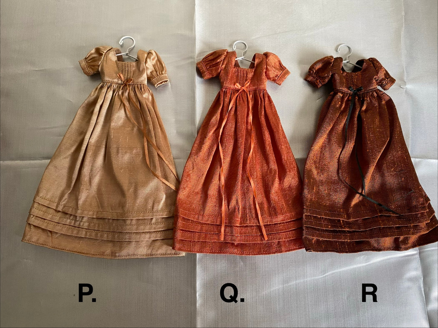 Silk Dupion regency style dress