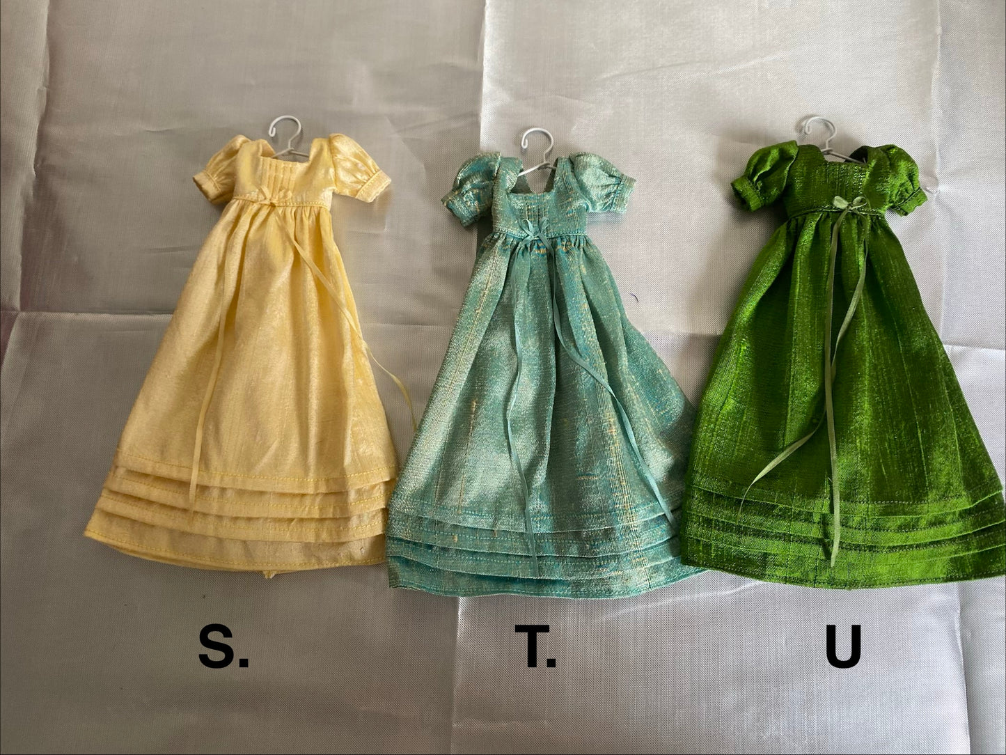 Silk Dupion regency style dress