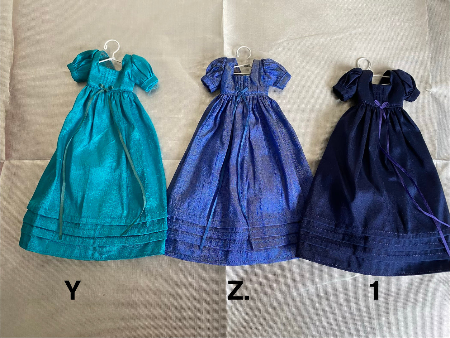 Silk Dupion regency style dress