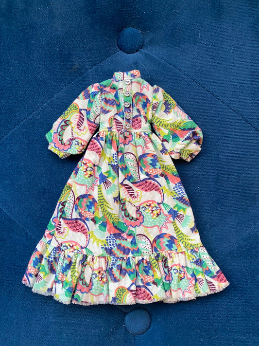 Liberty of London Needle cord Laura Ashley Style Autumn Dress